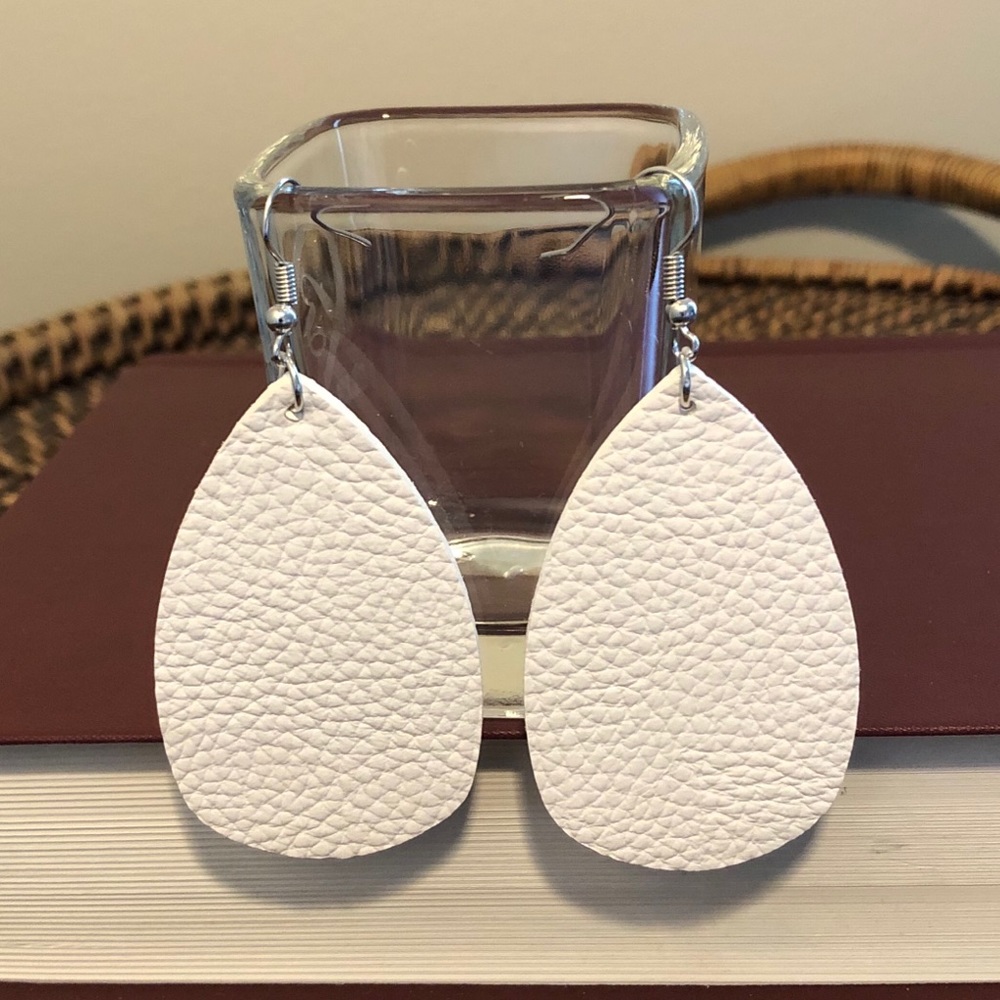 Vegan Leather Earrings